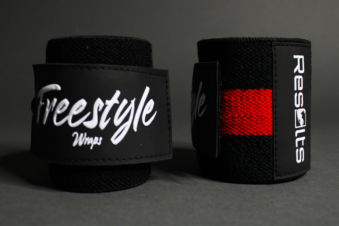 results fitness freestyle wraps in black & red