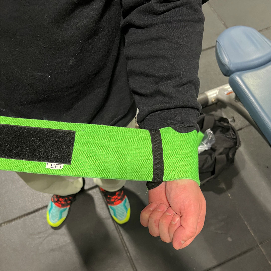 freestyle wraps neon green thick belt loop