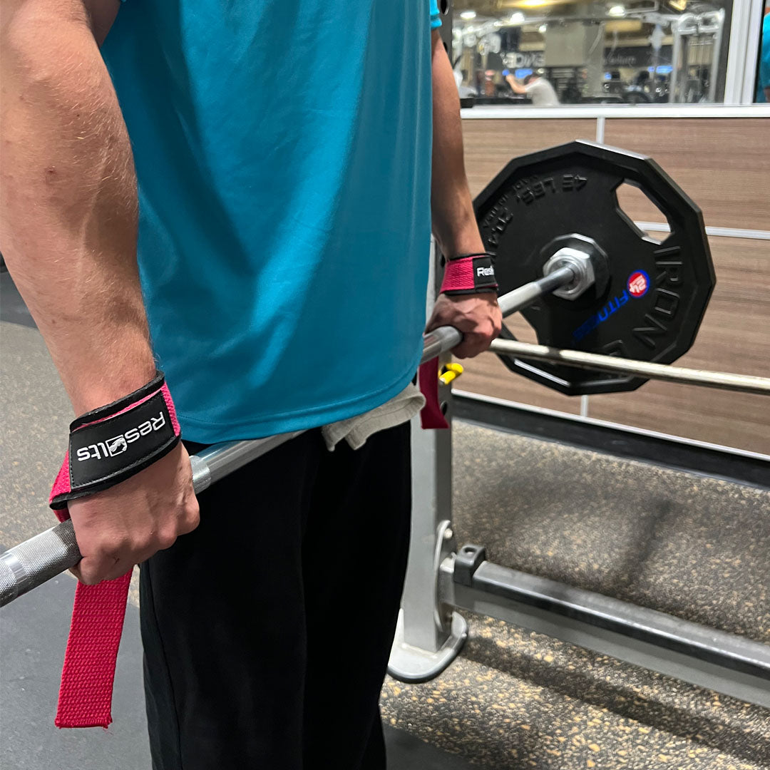 results fitness padded straps for deadlifting